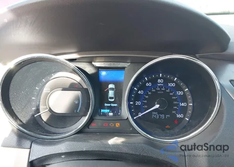 2013 Hyundai Sonata Hybrid Limited из США, поврежденный, VIN KMHEC4A48DA080553